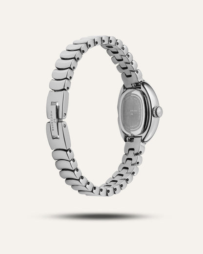 Mockberg Belle Oval Petite MB1417 Damen Armbanduhr Silber • Mineralglas • Edelstahlarmband, Bild 5