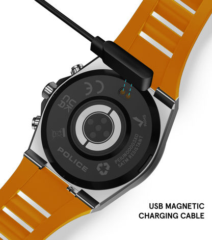 Police My.Avatar 2.0 PEIUN00003X0 Herren-Smartwatch Blau/Orange • AMOLED-Display • Schnellladefunktion, Bild 13