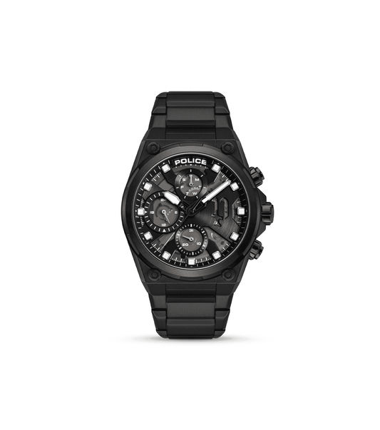 Police Airflow PEWGK2239106 Herren • Chronograph • IP-Schwarz Edelstahlarmband