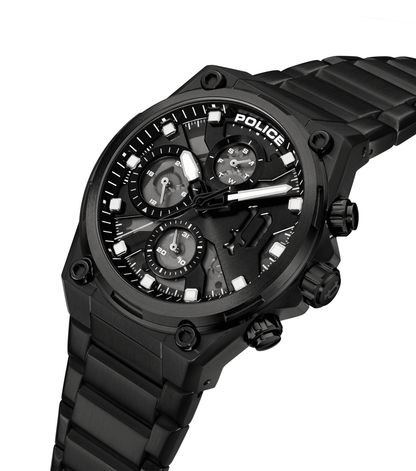 Police Airflow PEWGK2239106 Herren • Chronograph • IP-Schwarz Edelstahlarmband, Bild 2