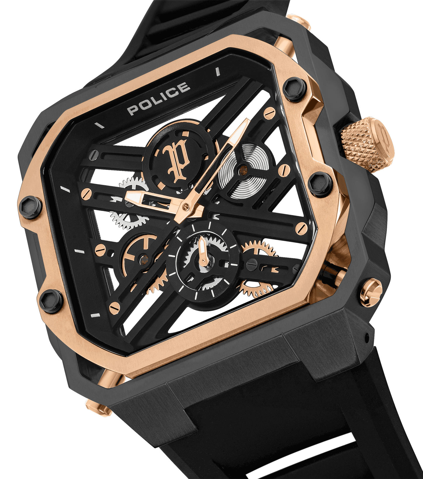 Police Disruptor PEWGM0072002 Herrenuhr Gunmetalgrau • Ionenplattiertes Metallgehäuse • Zweizeigerwerk, Bild 4