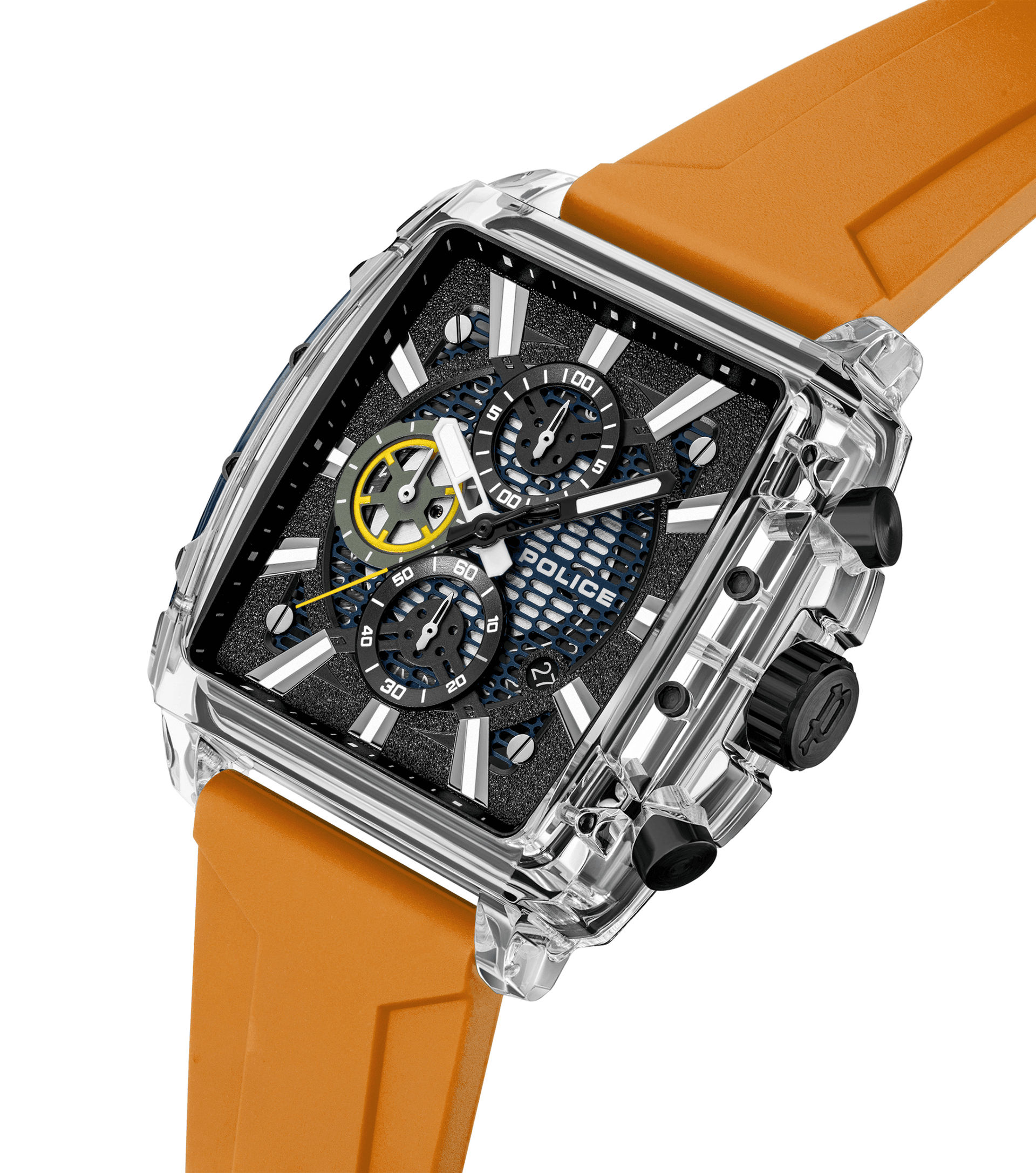 Police Clout Octet PEWGO00776X0 Herrenuhr Schwarz • Quarz-Chronograph • 8 austauschbare Armbänder, Bild 21