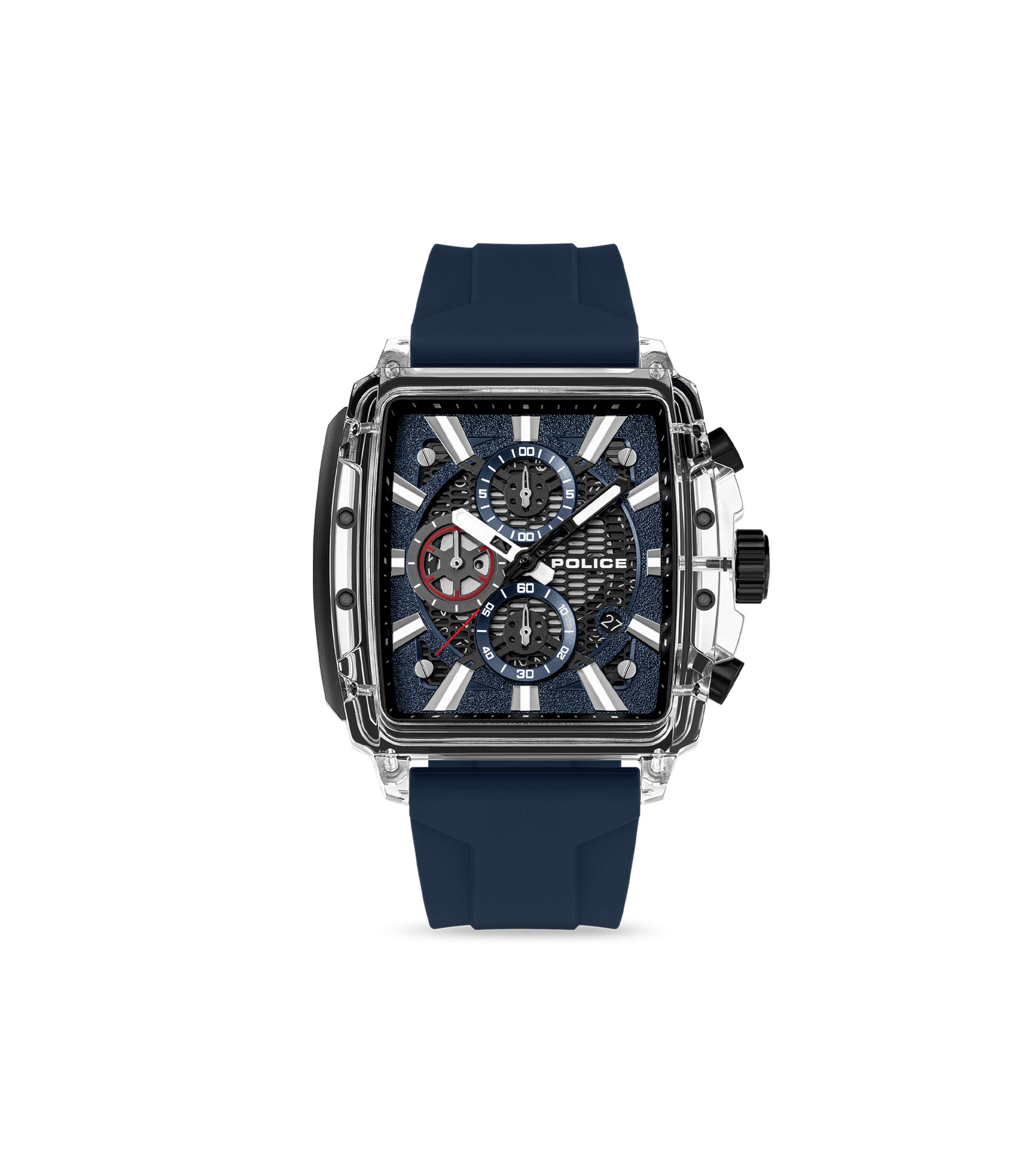 Police Clout Octet PEWGO00776X1 Herrenuhr Transparent • Quarz-Chronograph • 8 austauschbare Armbänder, Bild 11