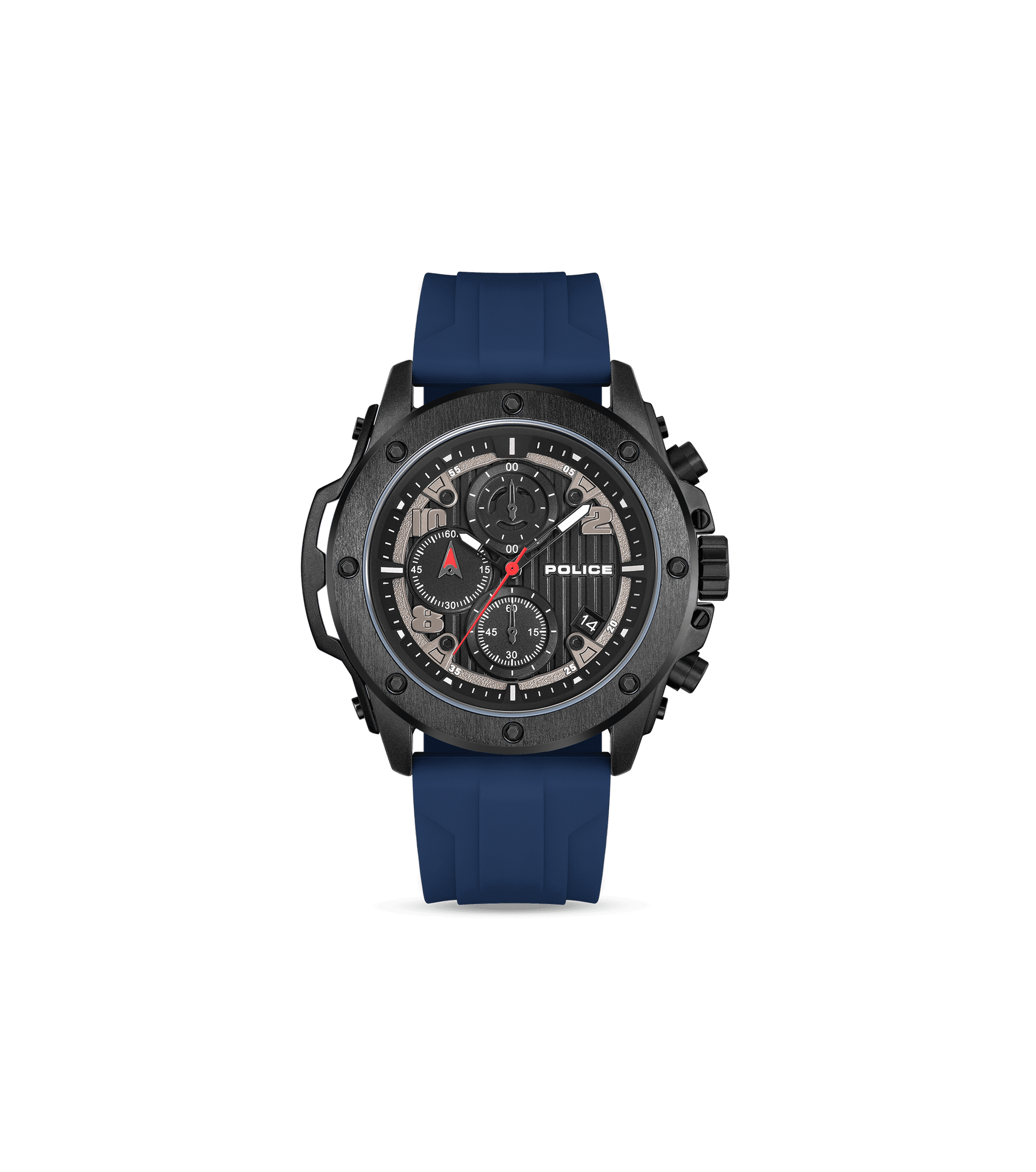 Police Clout Orb PEWGO00777X1 Herrenuhr Blau • Chronograph • Austauschbare Armbänder, Bild 8