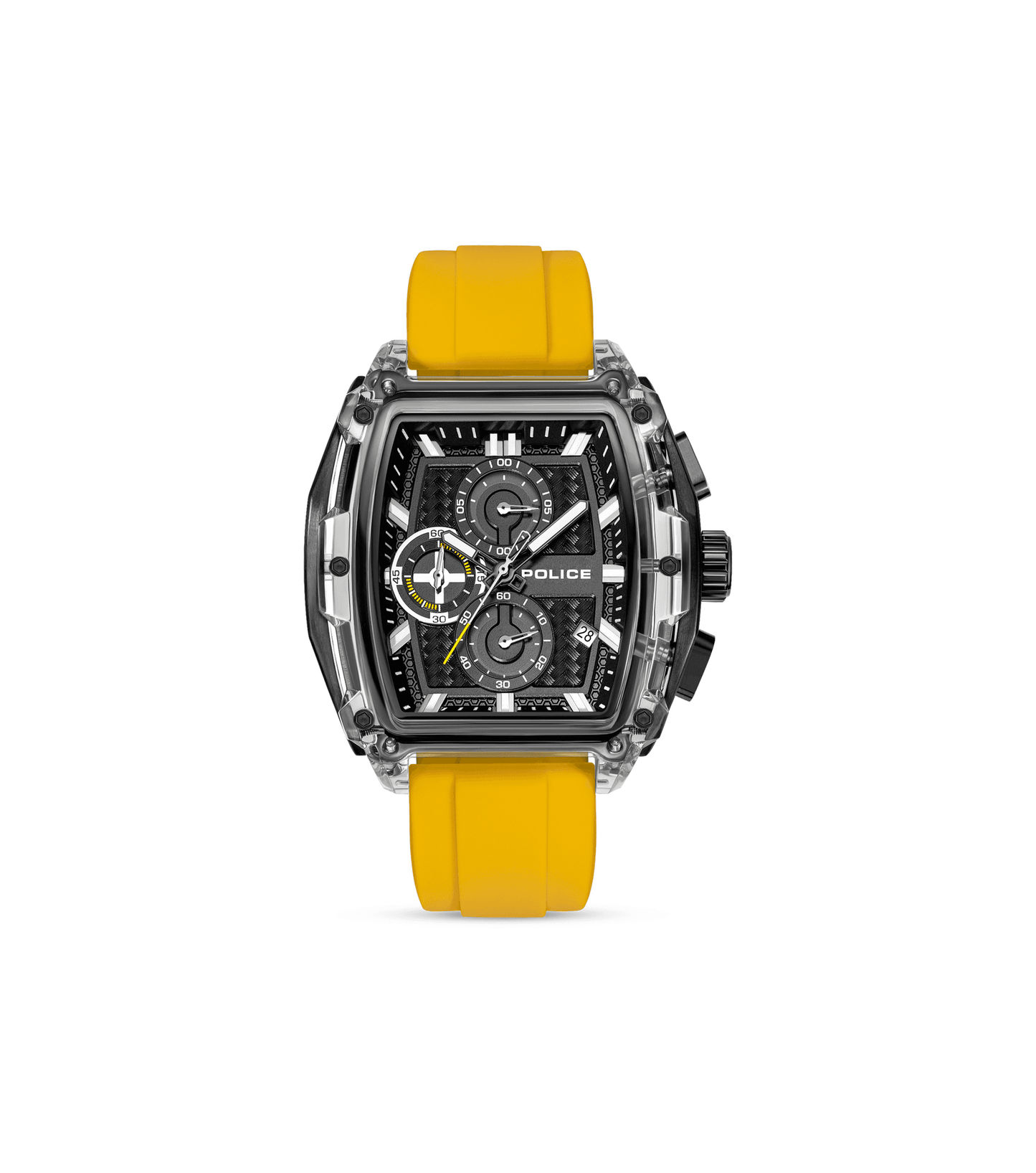 Police Clout Tank PEWGO00778X4 Herrenuhr Schwarz • Quarz-Chronograph • 8 Wechselarmbänder, Bild 20