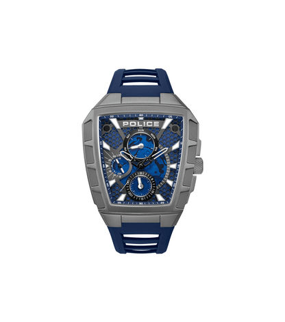 Police Tough Gear PEWGQ0056806 Herrenuhr Blau • Mineralglas • Multifunktion