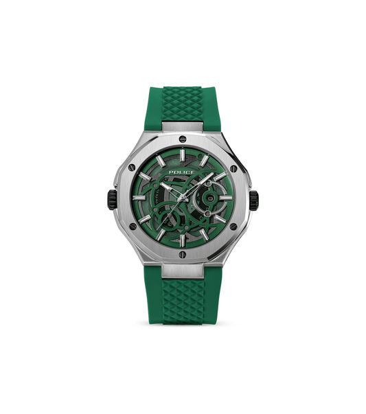 Police DUAL PEWGQ0081902 Herrenuhr Mehrfarbig • Zwei Zifferblätter • Roségold-IP-Beschichtung