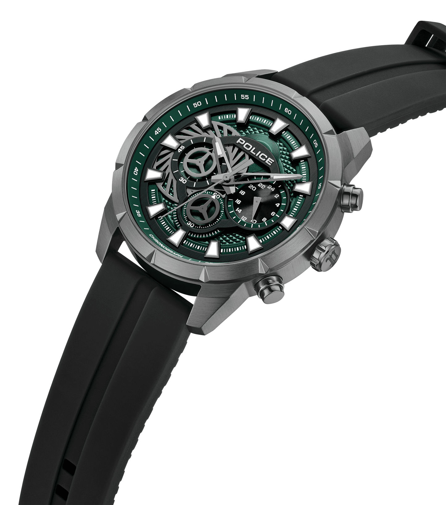 Police Neist PEWGQ0092703 Herrenuhr Schwarz • Dual-Time-Funktion • Ionenplattiertes Gehäuse, Bild 2