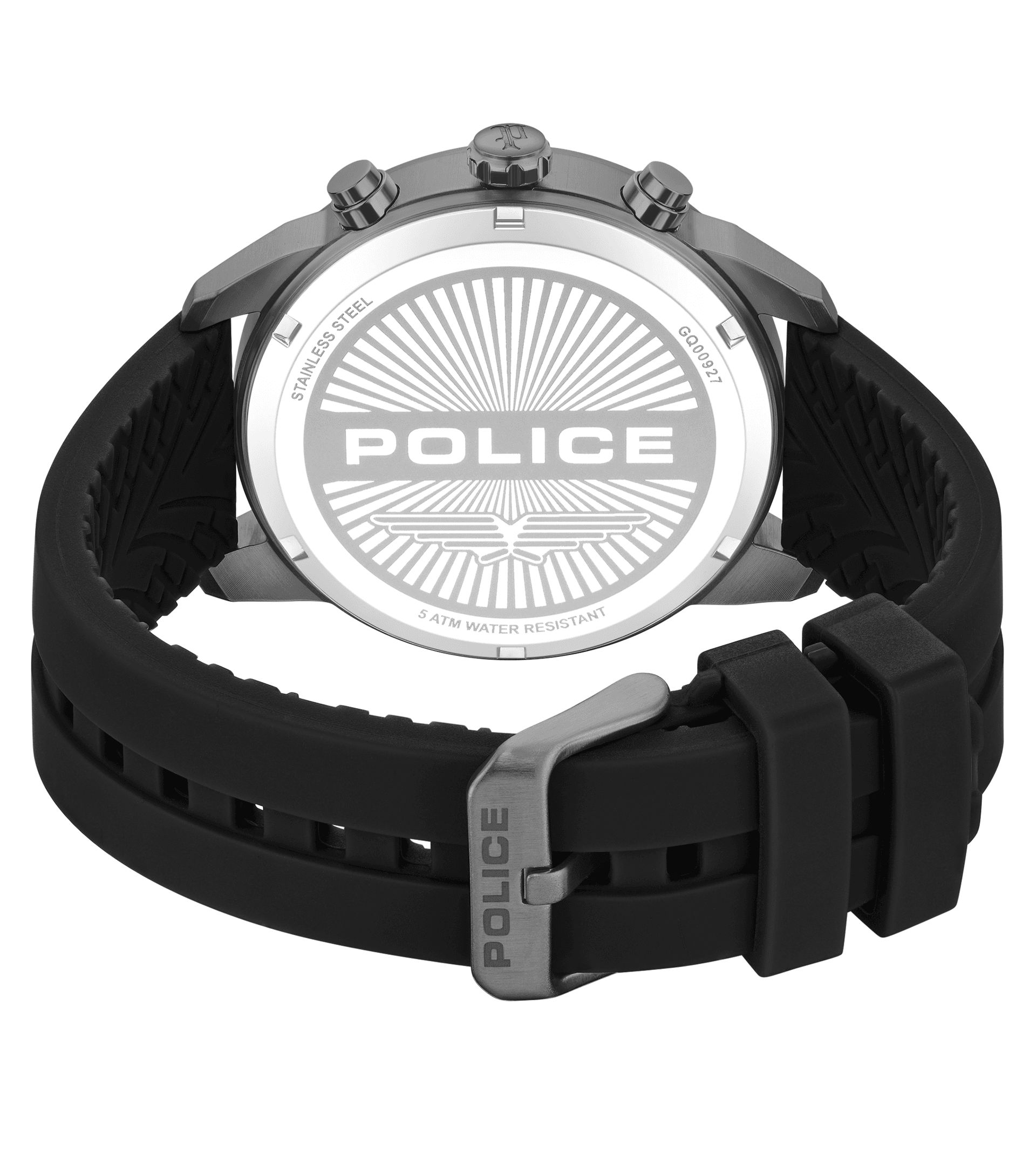 Police Neist PEWGQ0092703 Herrenuhr Schwarz • Dual-Time-Funktion • Ionenplattiertes Gehäuse, Bild 3