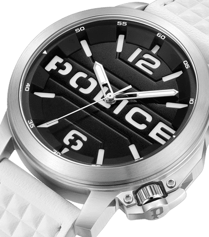 Police Automated PEWJD0021704 Herrenuhr Weiß • Kronenschutz • Hintergrundbeleuchtung, Bild 4