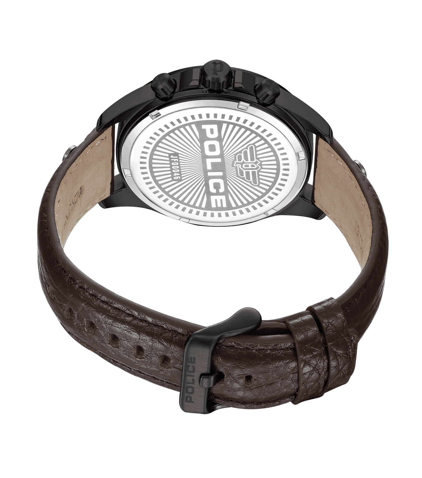 Police Malawi PEWJF0004602 Herren • Multifunktionswerk • Lederarmband Braun, Bild 3