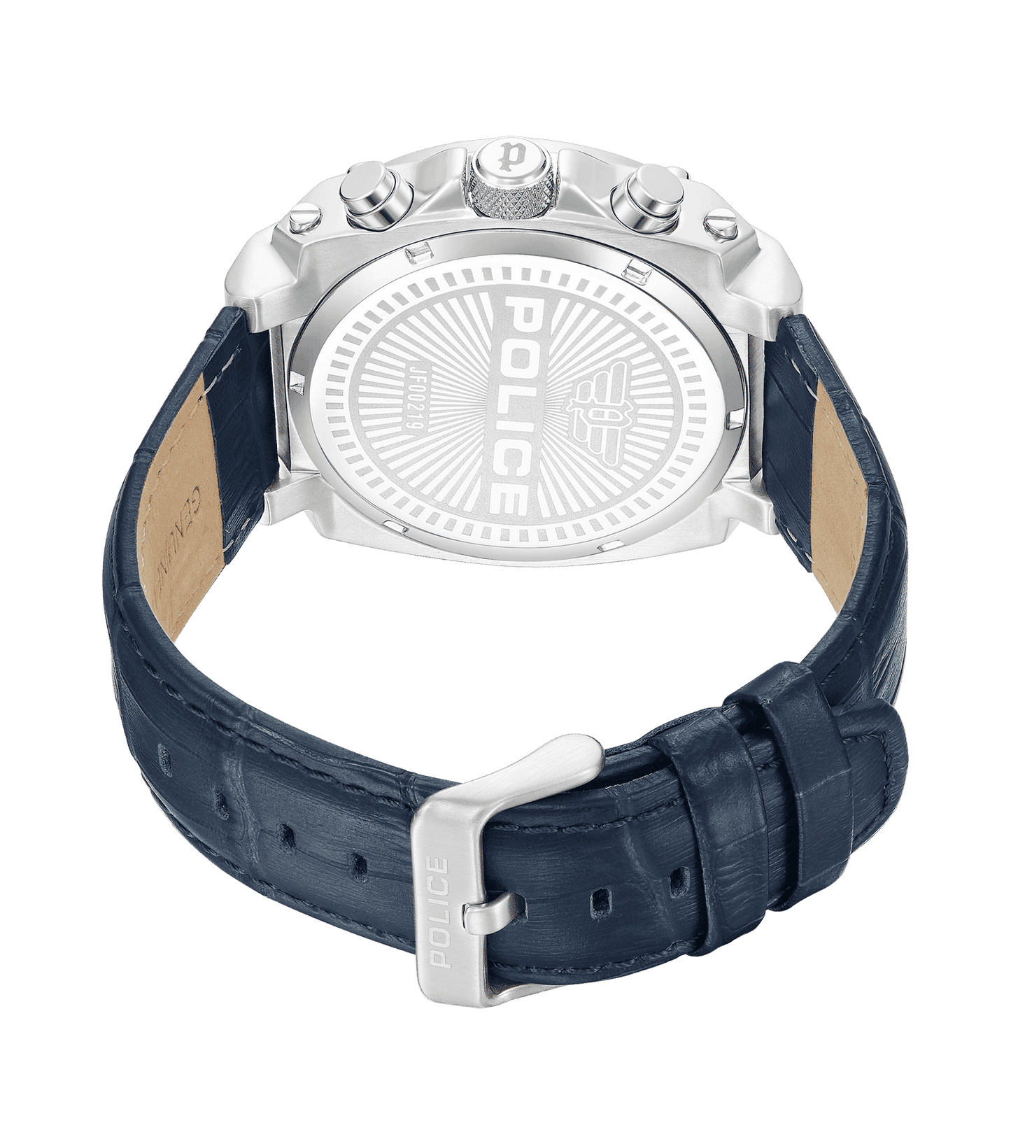 Police Norwood PEWJF0021901 Herrenuhr Blau • Dual-Time-Funktion • Transparentes Zifferblatt, Bild 3
