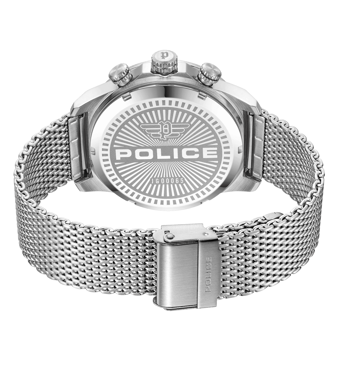 Police Rotocrom PEWJG0006504 Herrenuhr Silber • Mechatronik-Werk • Dual-Zifferblatt, Bild 3