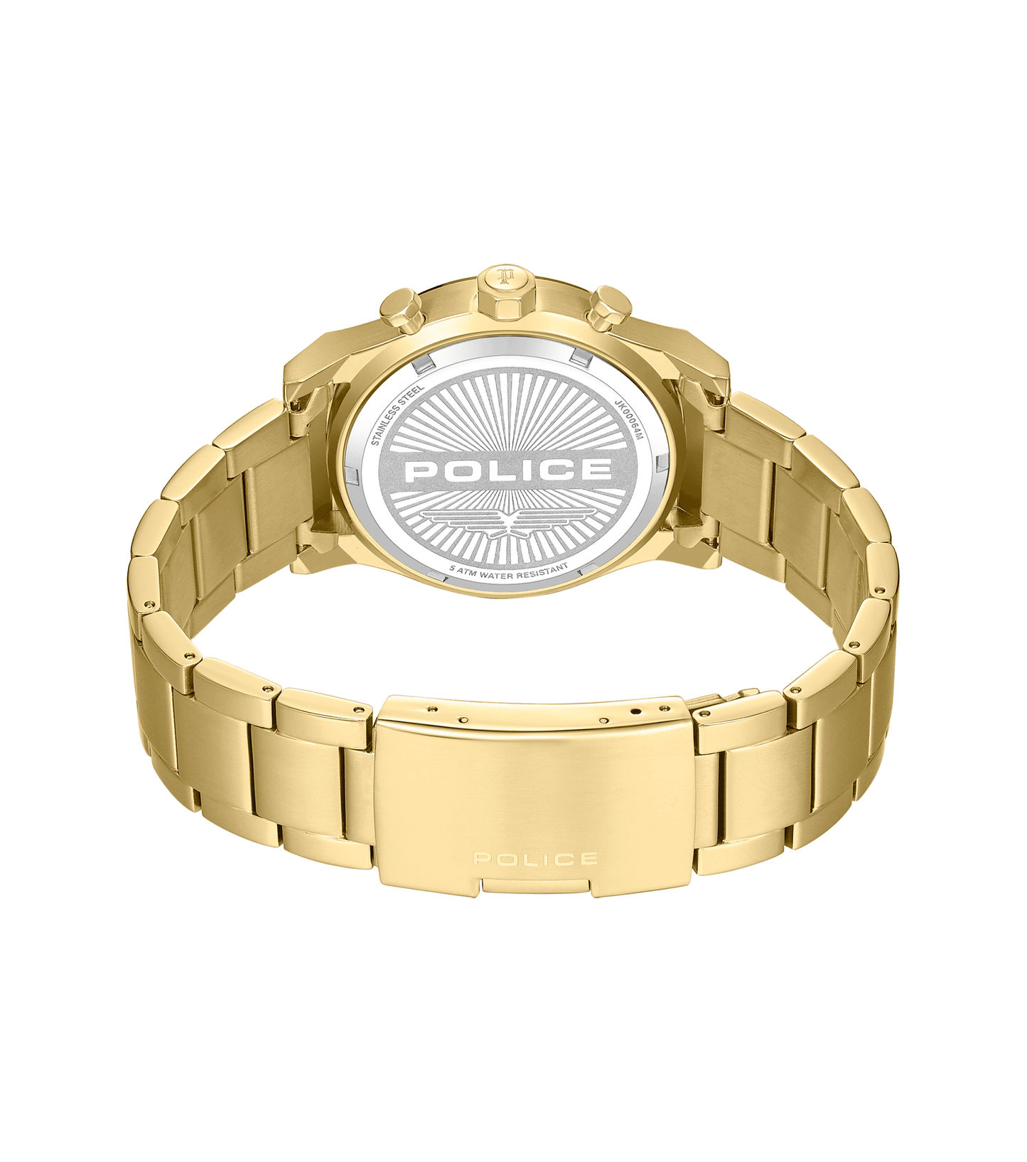 Police Knotty PEWJK0006404M Herrenuhr Schwarz • Chronograph • Roségold-Lünette, Bild 3