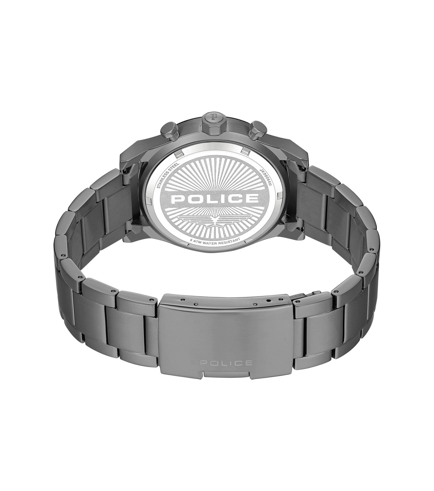 Police Knotty PEWJK0006407M Herrenuhr Silber • Multifunktionsanzeige • Gold-IP-Beschichtung, Bild 3