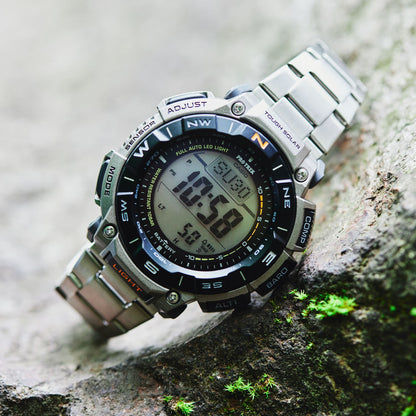 Casio PRG-340T-7ER Pro Trek Herrenuhr Weiß • Tough Solar • Digitaler Kompass, Bild 12