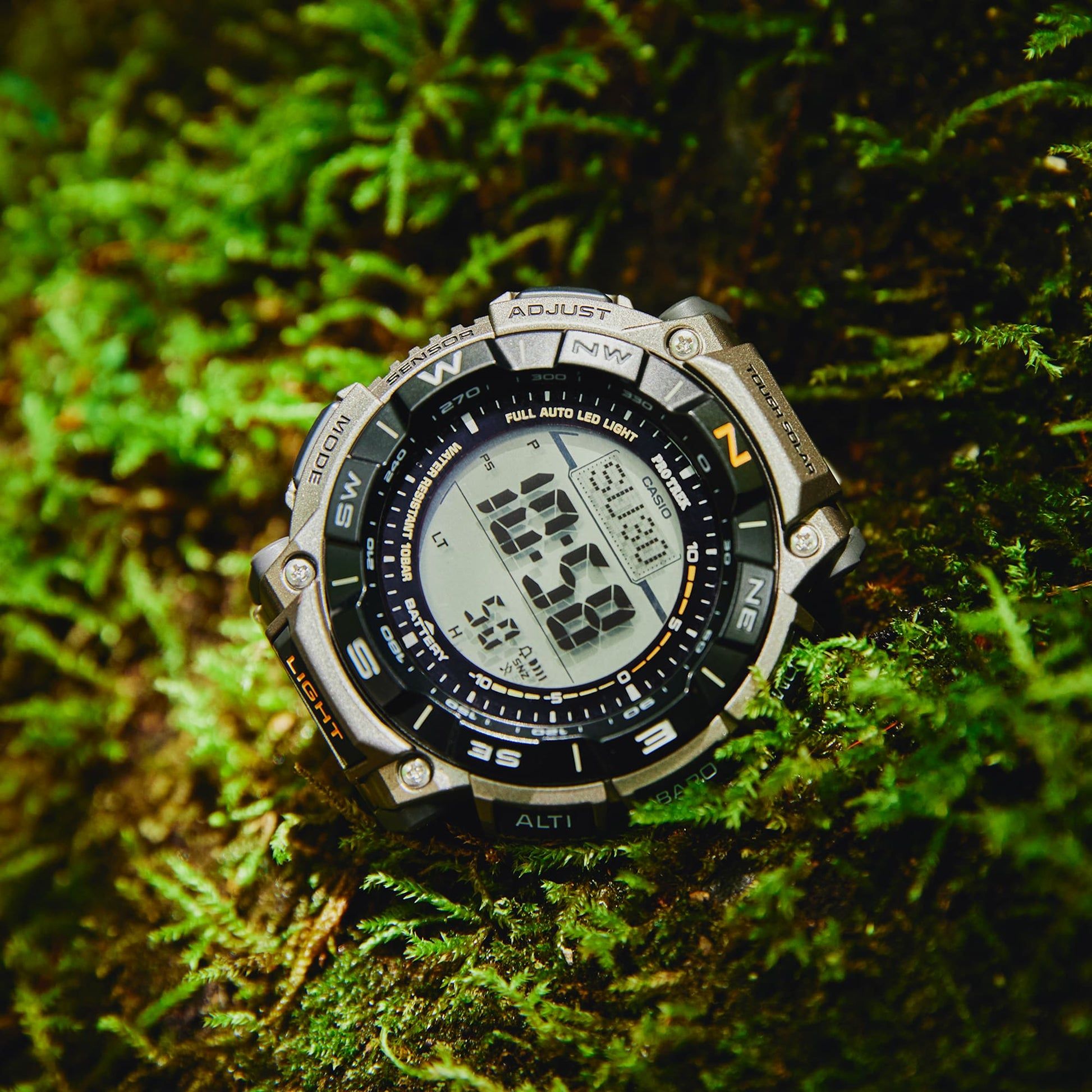 Casio PRG-340T-7ER Pro Trek Herrenuhr Weiß • Tough Solar • Digitaler Kompass, Bild 13
