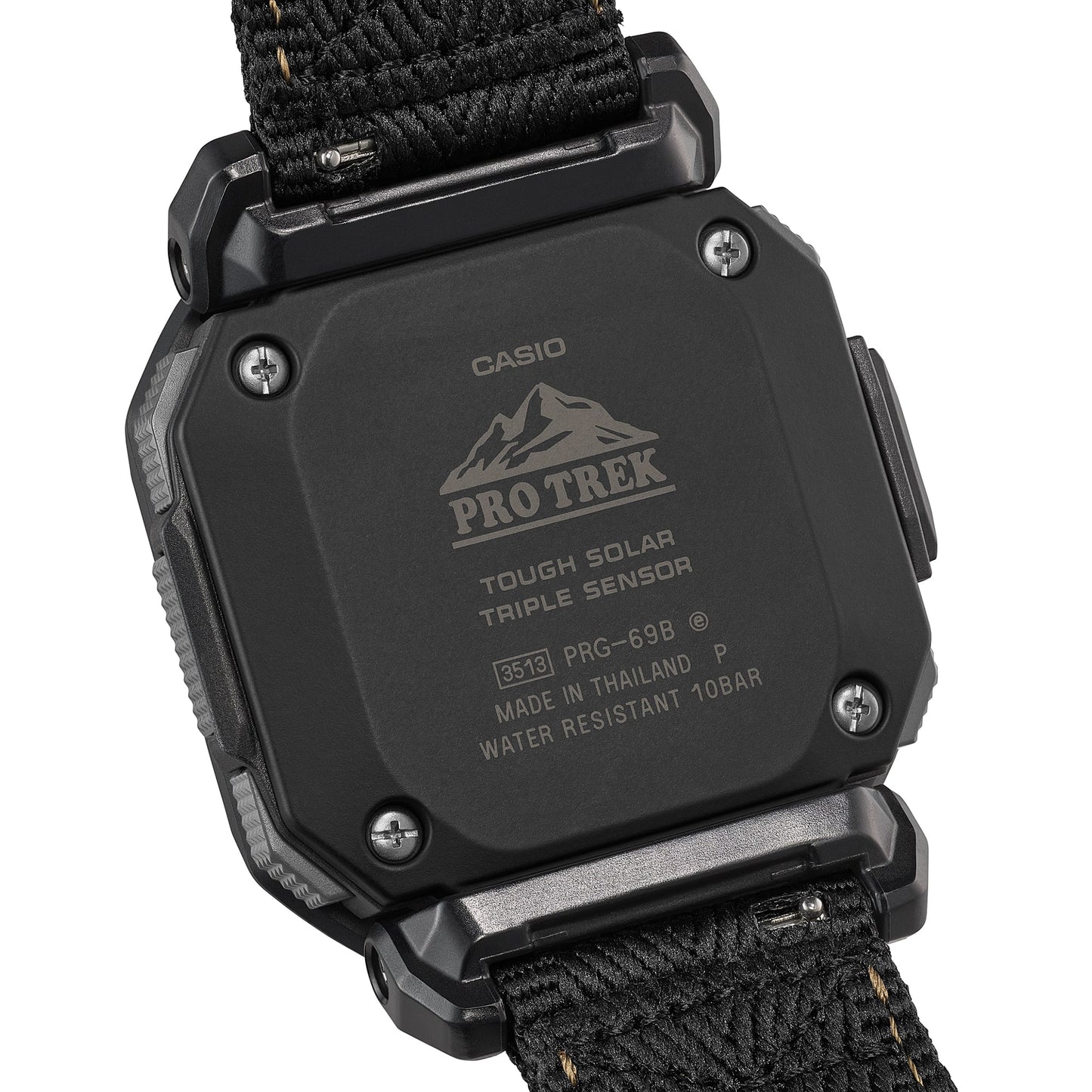 Casio Pro Trek PRG-69B-1ER PRG-69 Series Armbanduhr Schwarz • Solarbetrieb • Dreifachsensor, Bild 9