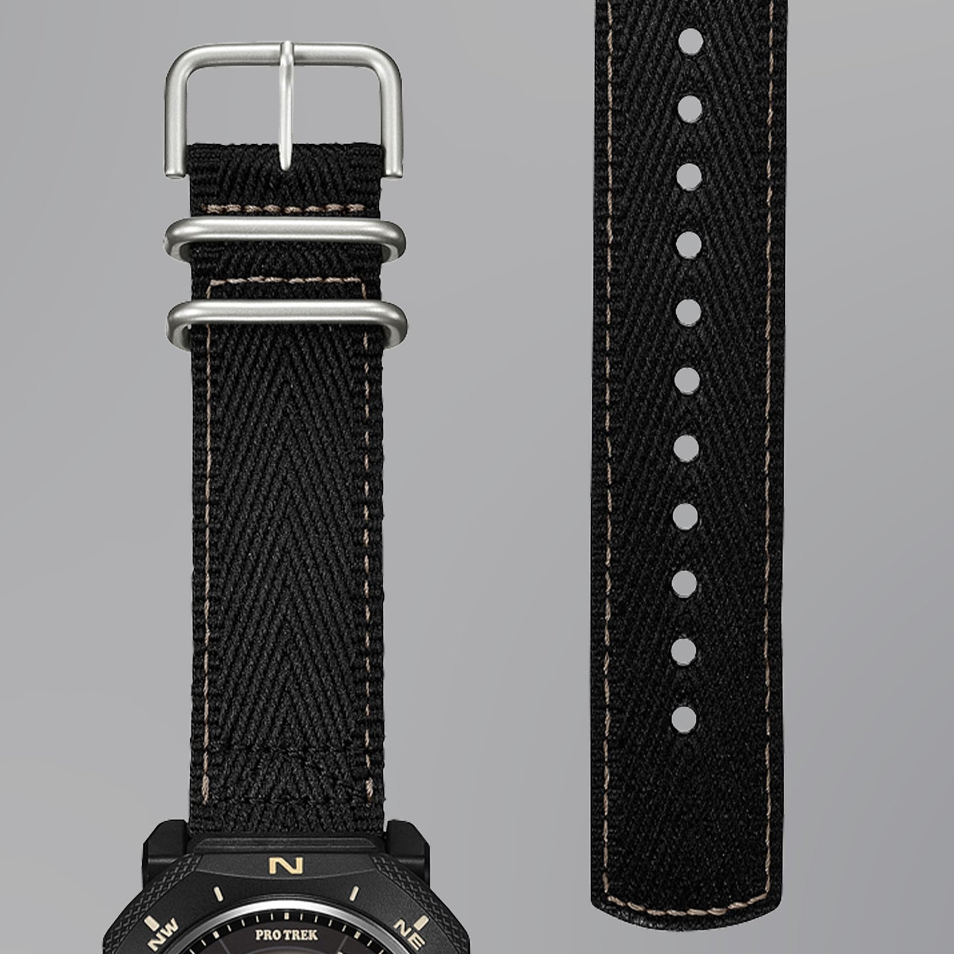 Casio Pro Trek PRG-69B-1ER PRG-69 Series Armbanduhr Schwarz • Solarbetrieb • Dreifachsensor, Bild 5