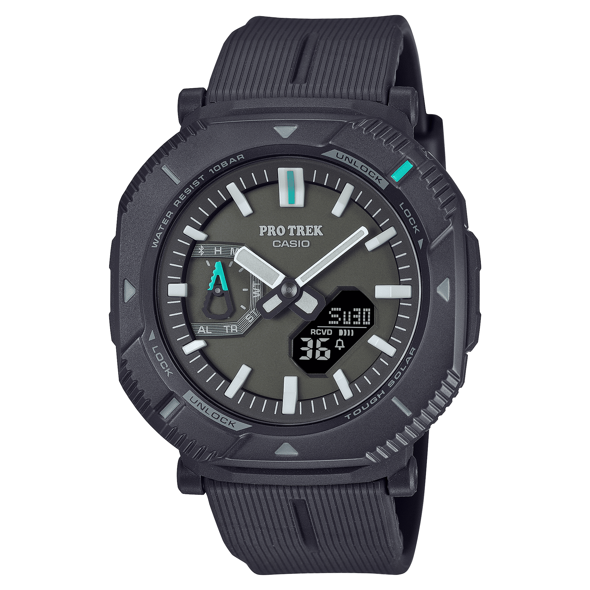 Casio Pro Trek PRJ-B001-1ER Herrenuhr • Tough Solar & Bluetooth • Drehbare Schutzlünette, Bild 2