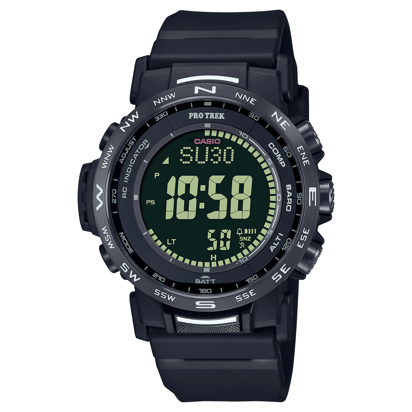 Casio PRW-35Y-1BER PRO TREK Herrenuhr Schwarz • Tough Solar & Multiband 6 • Digitaler Kompass & Höhenmesser, Bild 8