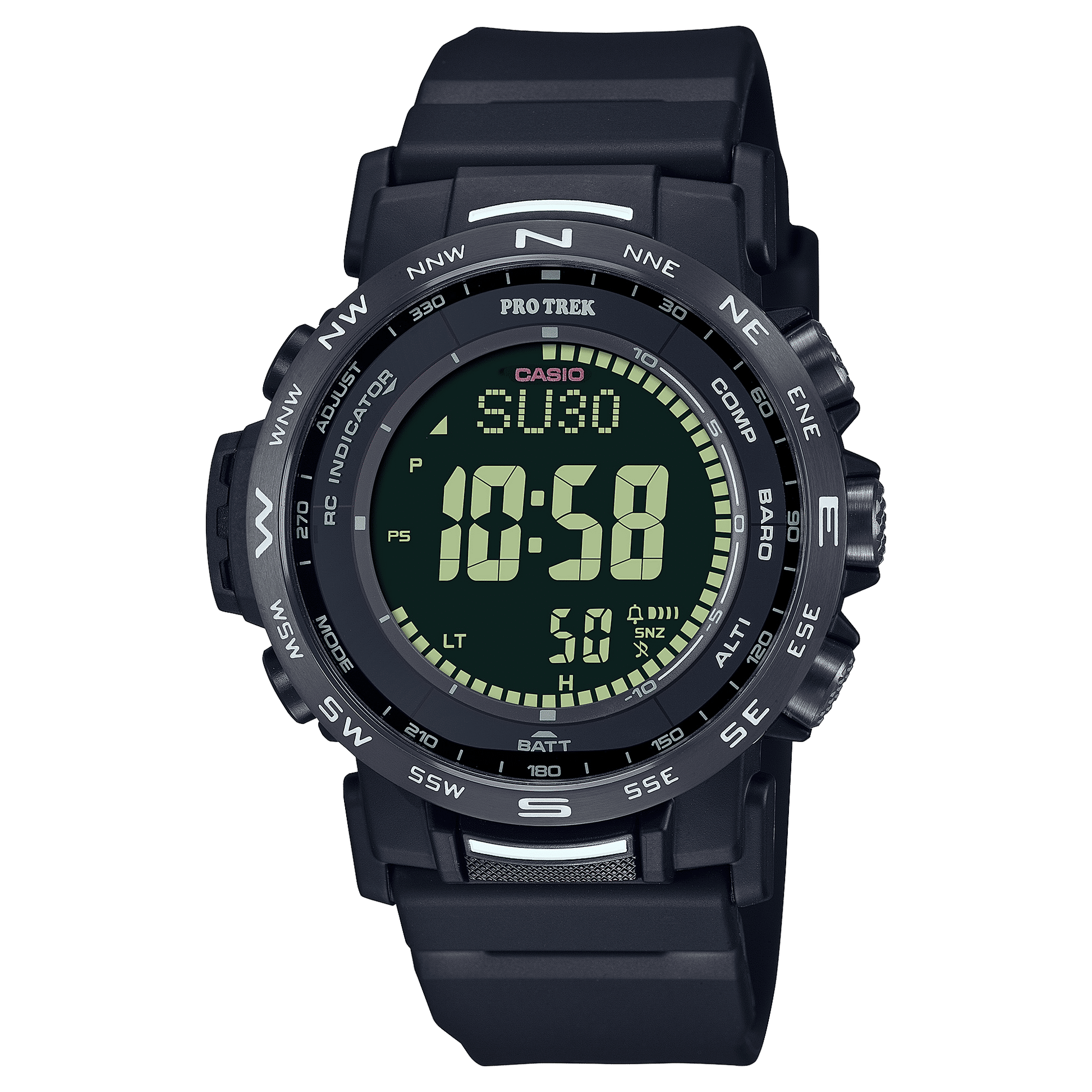 Casio PRW-35Y-1BER PRO TREK Herrenuhr Schwarz • Tough Solar & Multiband 6 • Digitaler Kompass & Höhenmesser, Bild 8