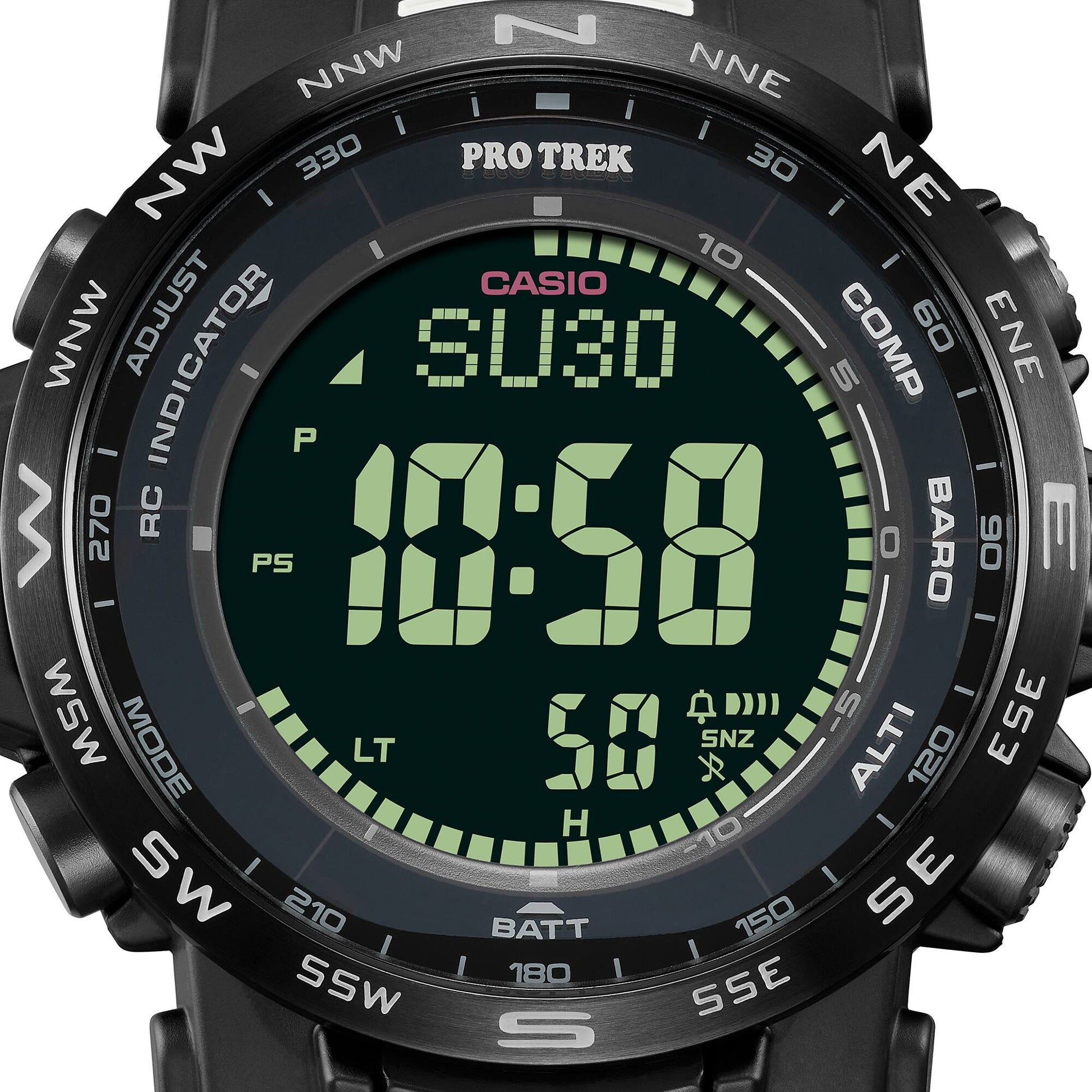 Casio PRW-35Y-1BER PRO TREK Herrenuhr Schwarz • Tough Solar & Multiband 6 • Digitaler Kompass & Höhenmesser, Bild 10