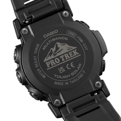Casio Pro Trek PRW-35Y-1BER Men's Watch • Tough Solar • Radio Controlled