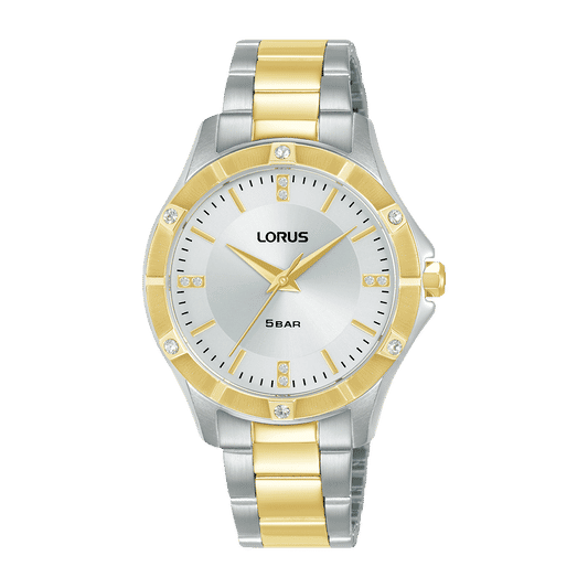 Lorus Classic RG280XX9 Damenuhr Weiß • Mineralglas • Edelstahlarmband