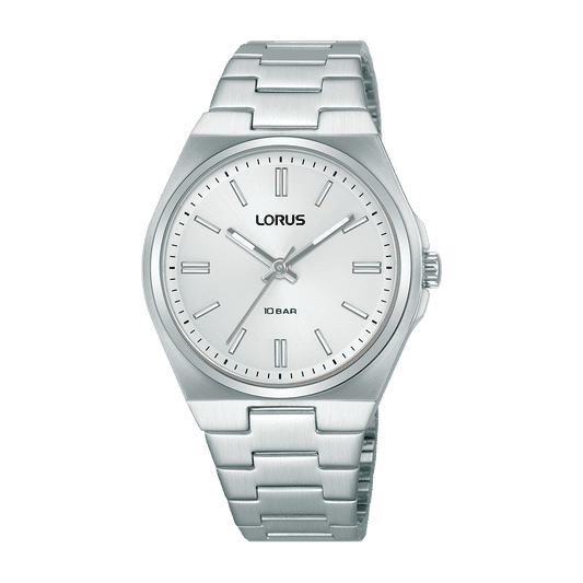 Lorus Sports RG309XX9 Damenuhr Silber • Mineralglas • 10 bar wasserdicht