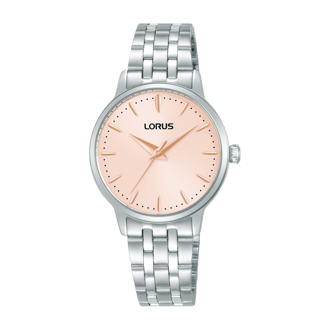 Lorus RG319XX9 Damenuhr Fashion Rosa • Mineralglas • Edelstahlarmband