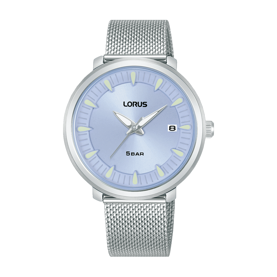Lorus RG803DX9 Damenuhr Lila • Mineralglas • Edelstahl-Mesharmband