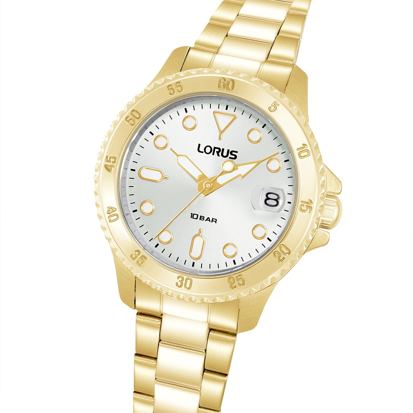 Lorus Sports RG816DX9 Damenuhr Silber • Mineralglas • Edelstahlarmband, Bild 2