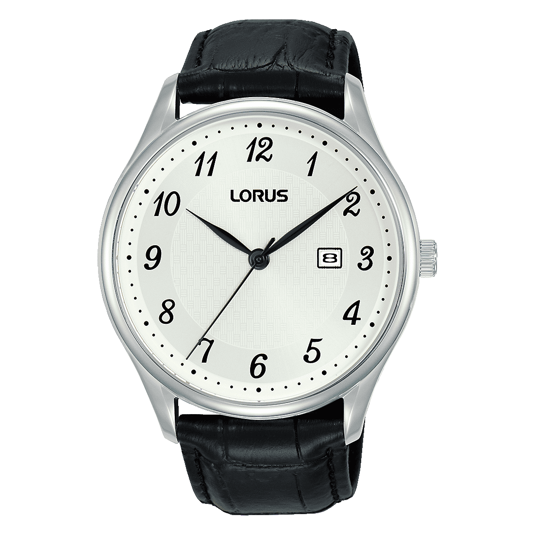 Lorus Classic RH913PX9 Herrenuhr Weiß • Mineralglas • Lederarmband