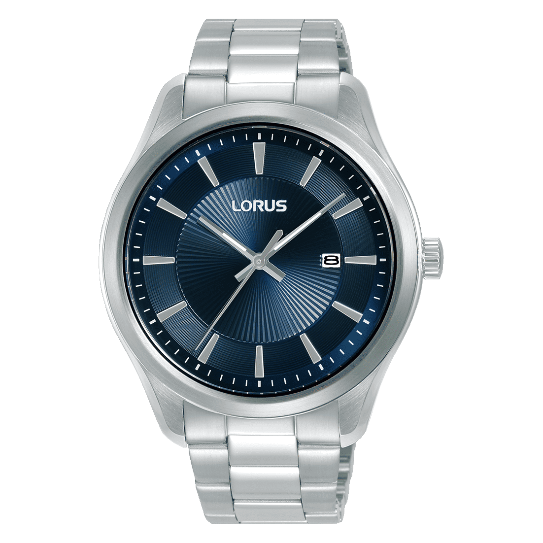 Lorus Classic RH927RX9 Herrenuhr Blau • Mineralglas • Edelstahlarmband