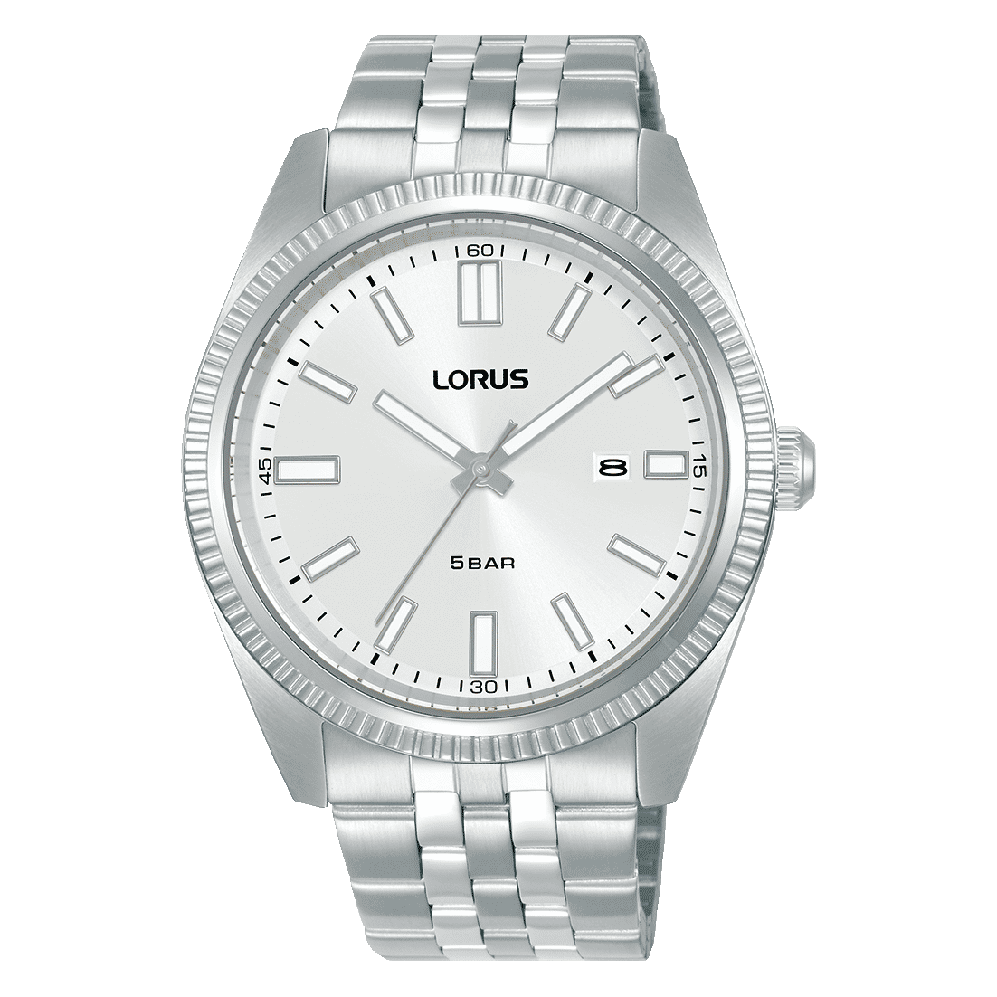 Lorus Classic RH971QX9 Herrenuhr Silber • Mineralglas • Edelstahlarmband