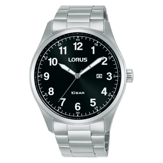 Lorus Sport RH971SX9 Herren Armbanduhr • Mineralglas • Edelstahlarmband
