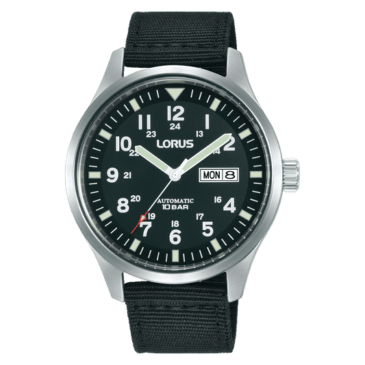 Lorus Sports RL411BX9 Herren Armbanduhr Schwarz • Automatikwerk • 10 bar wasserdicht