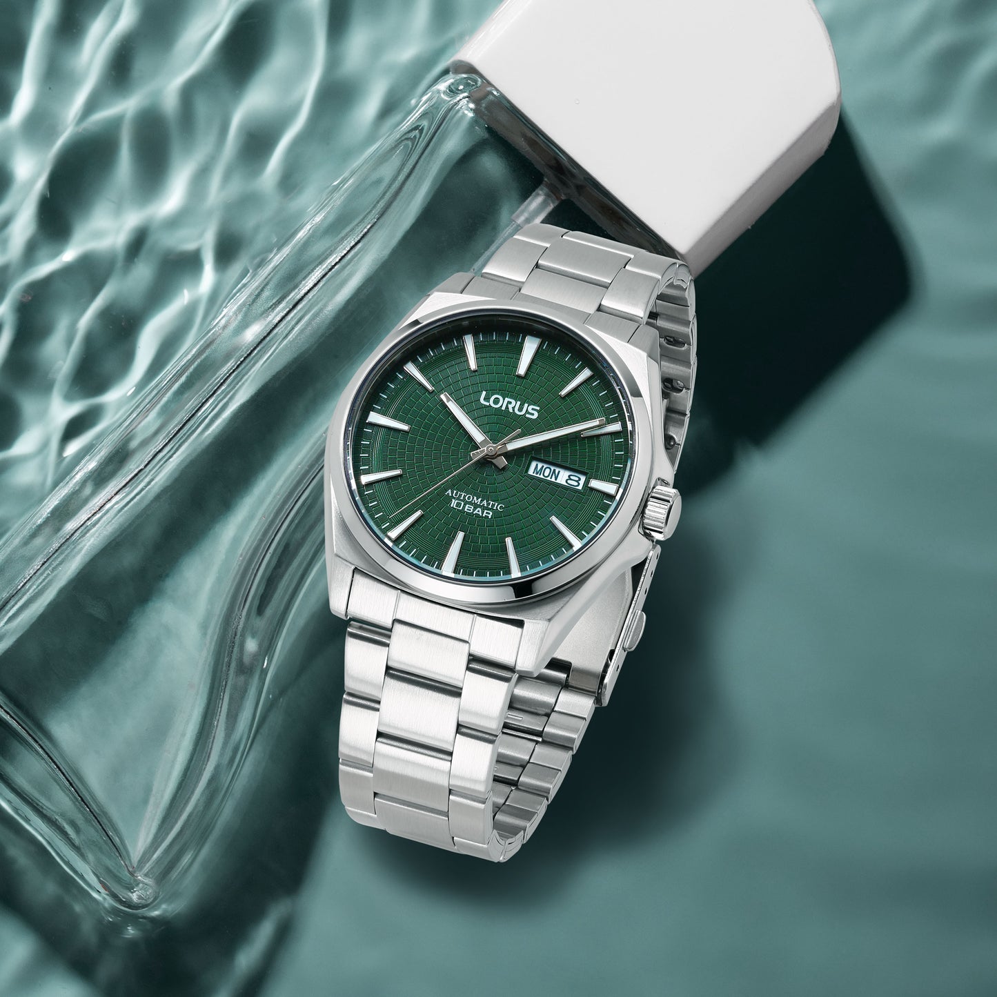 Lorus Sports RL413CX9 Herrenuhr Dunkelgrün • Automatikwerk • Mineralglas, Bild 5