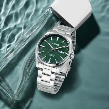 Lorus Sports RL413CX9 Herrenuhr Dunkelgrün • Automatikwerk • Mineralglas, Bild 5