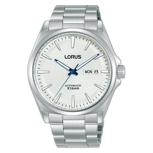 Lorus Sports RL415CX9 Herrenuhr Silber • Automatikwerk • Mineralglas