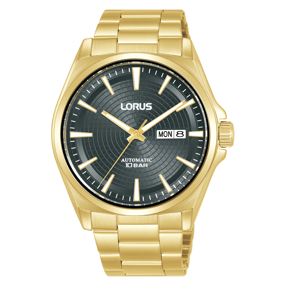 Lorus Sports RL416CX9 Herrenuhr Automatik Blaugrau • Mineralglas • Edelstahlarmband