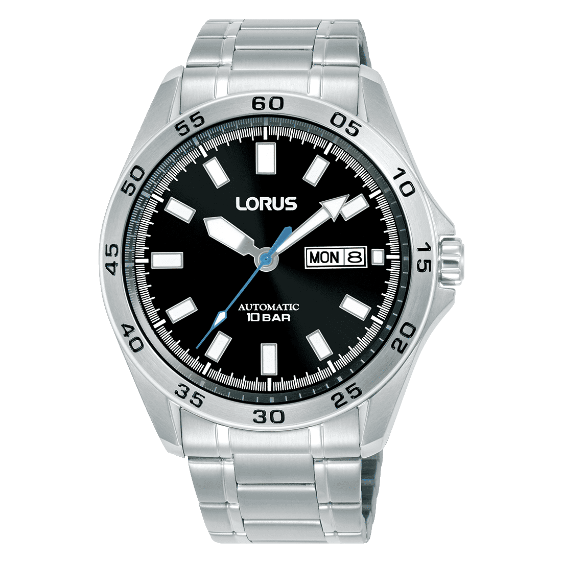 Lorus Sports RL419CX9 Herren Armbanduhr Schwarz • Automatikwerk • Sichtboden