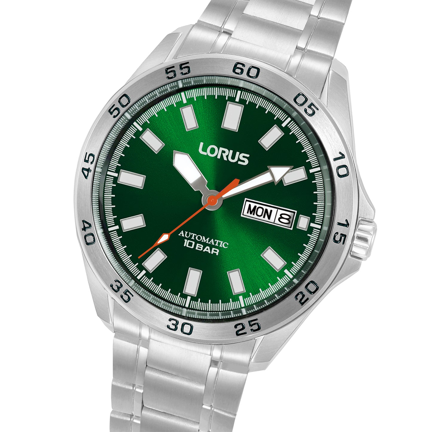 Lorus Classic RL423CX9 Herren Armbanduhr • Automatikwerk mit Datum & Tag • Dunkelgrünes Zifferblatt, Bild 2