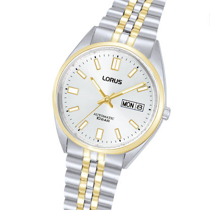 Lorus Classic RL432CX9 Herrenuhr Automatik Silber • Mineralglas • Durchsichtiger Gehäuseboden, Bild 2