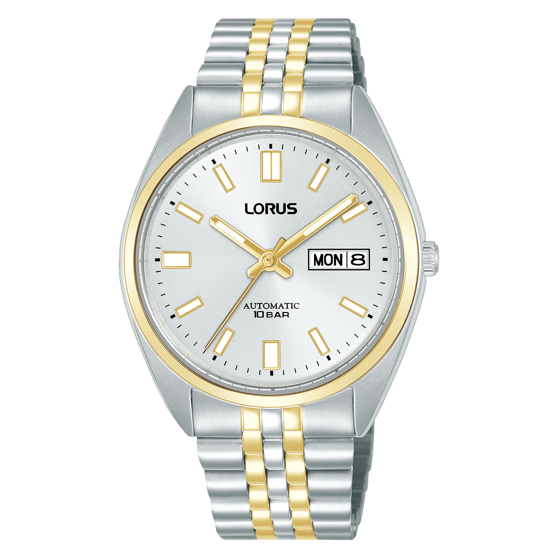 Lorus Classic RL432CX9 Herrenuhr Automatik Silber • Mineralglas • Durchsichtiger Gehäuseboden