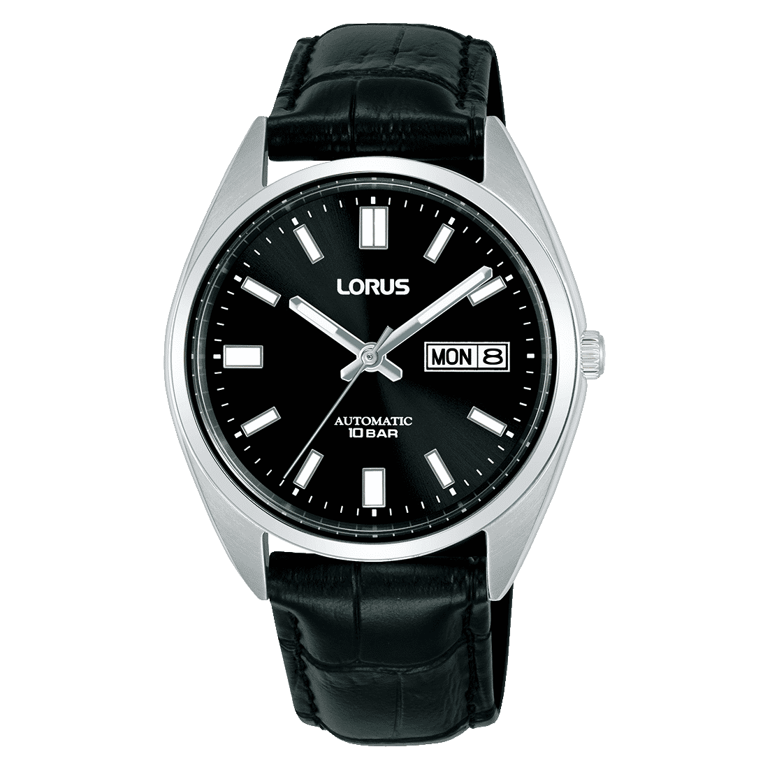 Lorus Classic RL435CX9 Herrenuhr Schwarz • Automatikwerk mit Datum & Tag • Sichtboden
