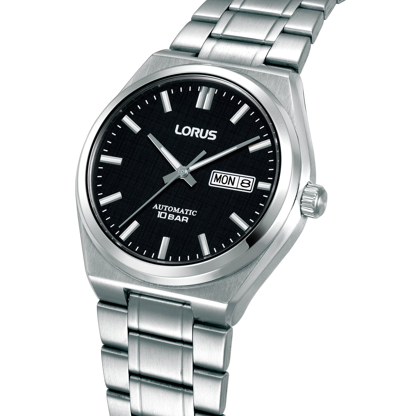 Lorus Classic RL437CX9 Herren Armbanduhr • Automatikwerk mit Datum & Wochentag • Edelstahlgehäuse mit Sichtboden, Bild 2