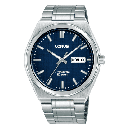 Lorus Classic RL439CX9 Herren Armbanduhr • Automatikwerk mit Datum & Wochentag • Dunkelblaues Zifferblatt