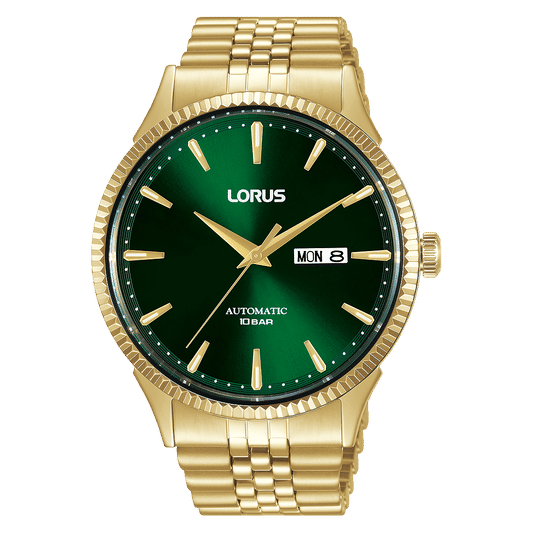 Lorus Classic RL468AX9 Herrenuhr Dunkelgrün • Automatikwerk • Mineralglas